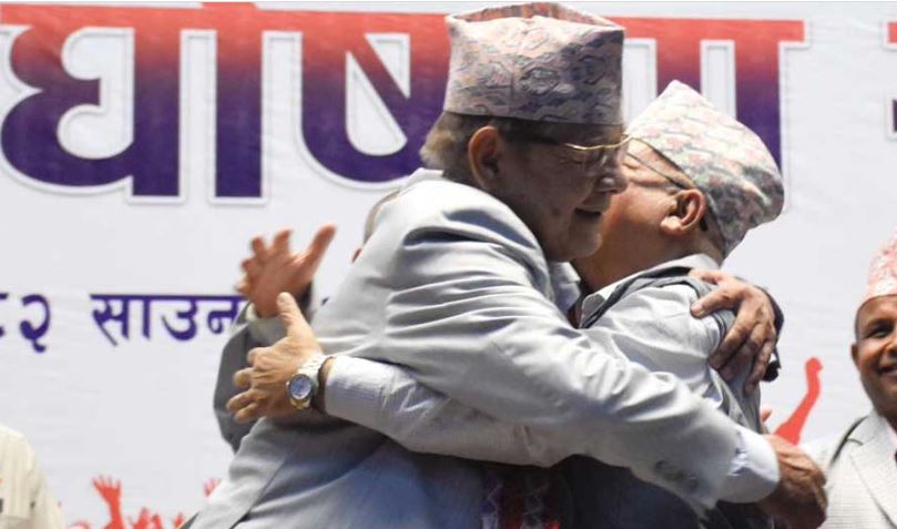 माधव नेपालको अंगालोमा बेरिँदै बामदेवले भने, बिचार मिल्नेसँग एकता गर्ने हो